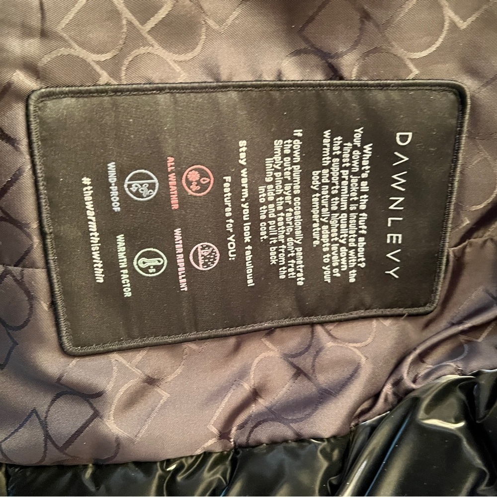 Dawn Levy Kimmy Hooded Shine Puffer Size Medium — image 8 of 8